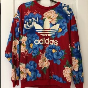 Adidas Floral Crewneck sweatshirt